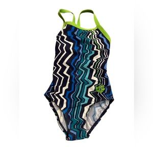 ARENA girls youth racerback swim training one piece swimsuit size 22 NWT